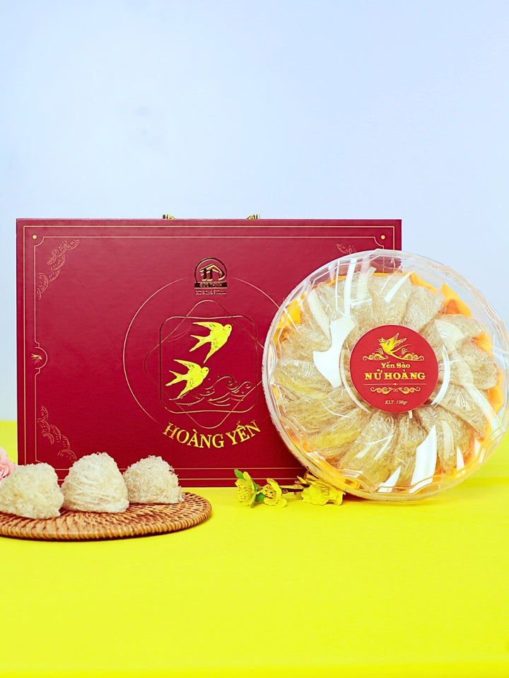 Yến nguyên tổ thiên nhiên tinh chế hộp 100g - Bổ sung dinh dưỡng, phục hồi sức khỏe nhanh chóng.